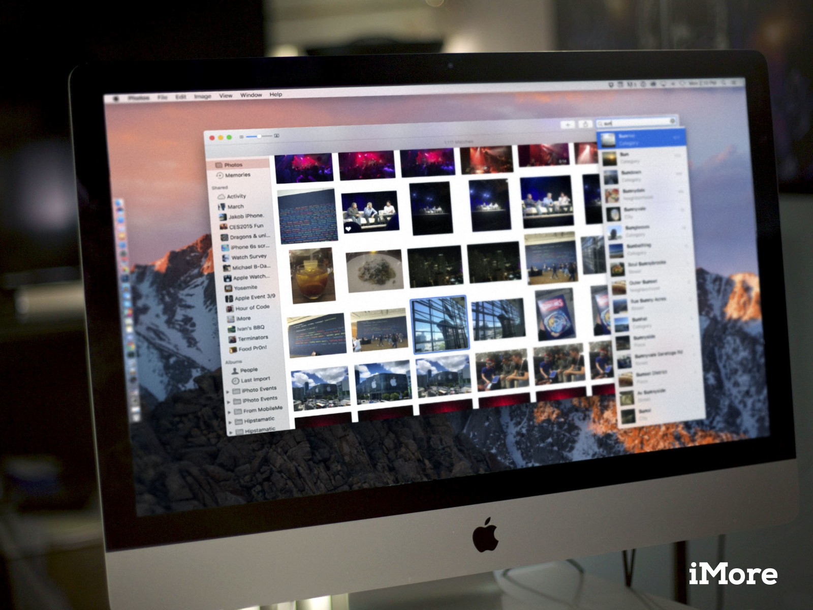 My photos app on mac only shows memories list